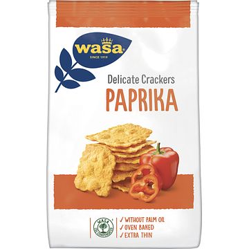 Foto van Wasa delicate crackers paprika 150g bij jumbo