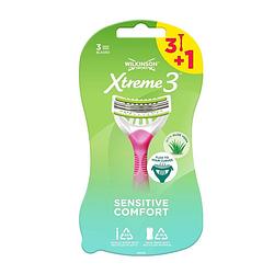 Foto van Xtreme3 sensitive comfort wegwerpscheermesjes voor vrouwen 4st