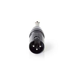 Foto van Nedis xlr-adapter - cotp15942bk - zwart