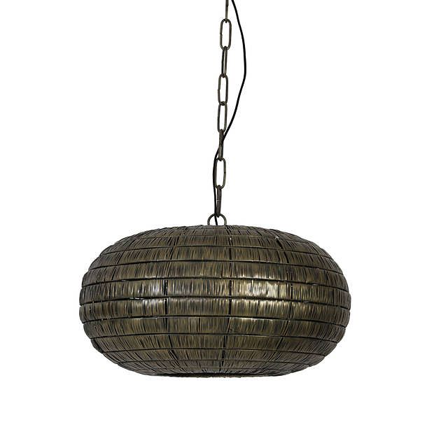 Foto van Light & living - hanglamp kymori - 55x55x34 - brons