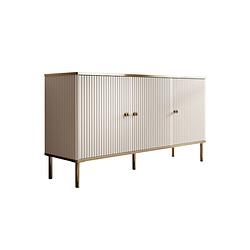 Foto van Meubella dressoir vanty - wit - 140 cm