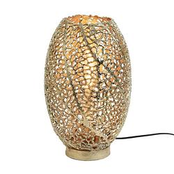 Foto van Light & living sinula oosterse tafellamp goud