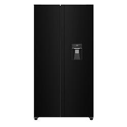 Foto van Bella bsbs-455.1wbe - amerikaanse koelkast - waterdispenser - display - no frost - 439 liter - zwart