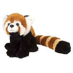 Foto van Wild republic cuddlekins knuffel: panda 30 cm bruin/zwart