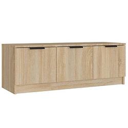 Foto van Vidaxl tv-meubel 102x35x36,5 cm bewerkt hout sonoma eikenkleurig