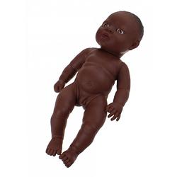 Foto van Berjuan babypop zonder kleren newborn afrikaans 30 cm jongen