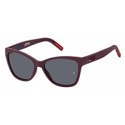 Foto van Tommy hilfiger zonnebril 0026/s cat.3 cat-eye nylon rood/grijs