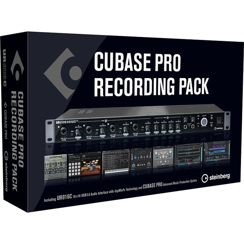 Foto van Steinberg cubase pro recording pack eu