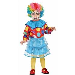 Foto van Gekleurd clown pakje voor meisjes 12-24 maanden (80-92) - carnavalsjurken