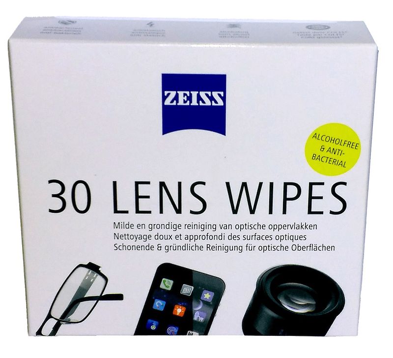 Foto van Zeiss lens wipes alcoholfree