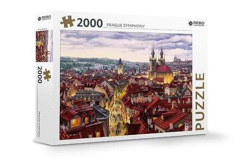 Foto van Rebo legpuzzel 2000 stukjes - prague symphony - overig (8720387822201)