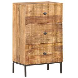 Foto van Vidaxl dressoir 45x30x75 cm massief mangohout