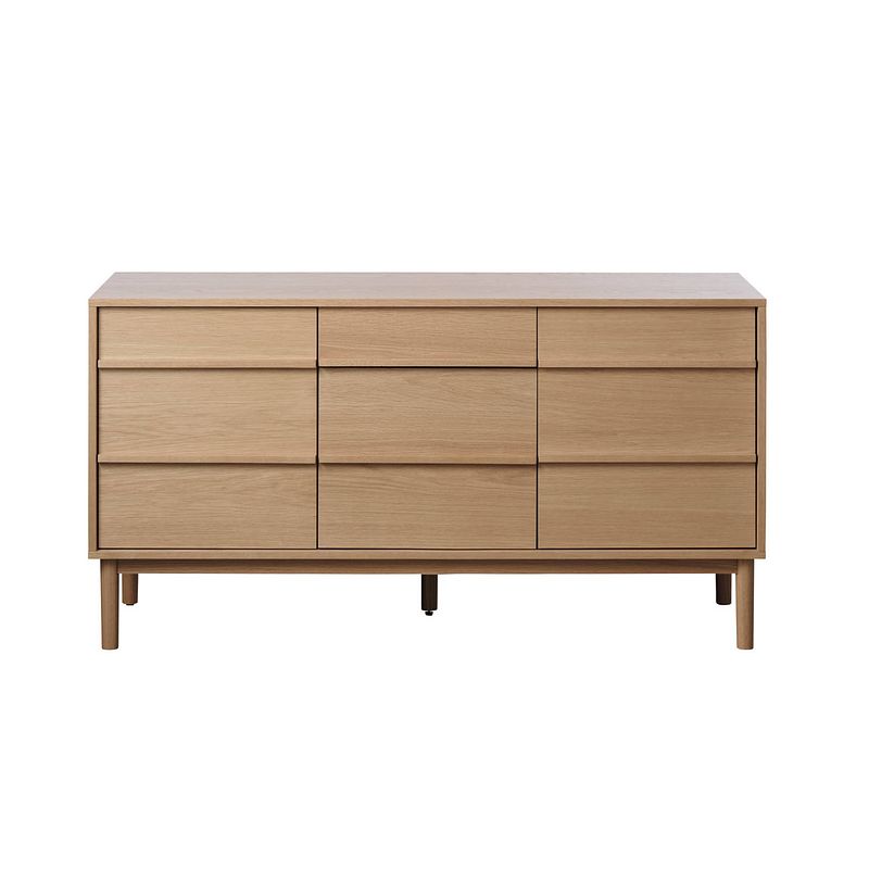 Foto van Giga living - dressoir ponza dressoir naturel eiken 140cm