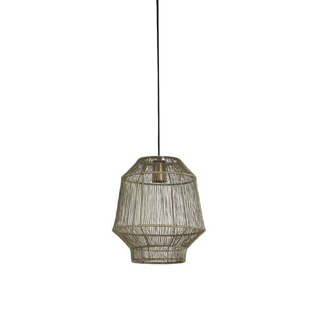 Foto van Light & living - hanglamp vitora - 26x26x30 - brons