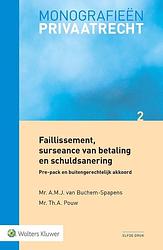 Foto van Faillissement, surseance van betaling en schuldsanering - paperback (9789013170603)