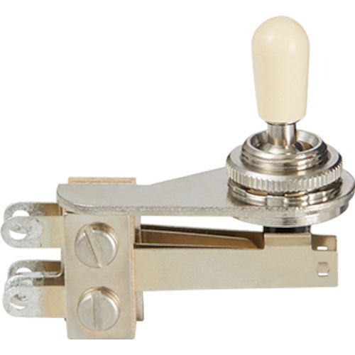 Foto van Gibson toggle switch l-type cream cap 3-wegschakelaar met knop voor gitaar