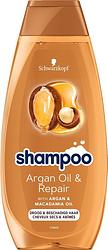 Foto van Schwarzkopf shampoo argan oil & repair 400 ml, voor droog & beschadigd haar bij jumbo