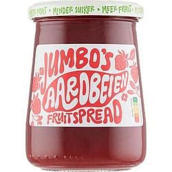 Foto van Jumbo'ss aardbeien fruitspread 335 g aanbieding bij jumbo | 25% korting