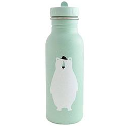 Foto van Trixie drinkbeker mr. polar bear junior 500 ml rvs mintgroen