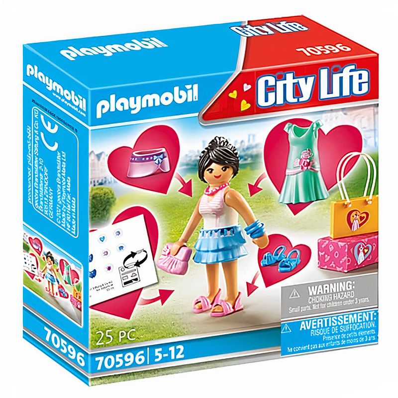 Foto van Playmobil city life - modemeisje (70596)