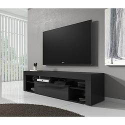 Foto van Meubella tv-meubel fancy - zwart - 140 cm