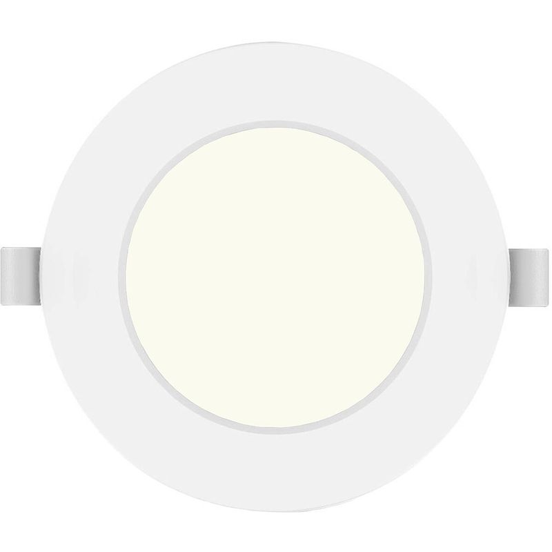 Foto van Led downlight pro - aigi trinko - inbouw rond 4w - natuurlijk wit 4000k - mat wit - kunststof - ø98mm