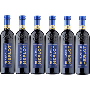 Foto van Grand sud merlot 6 x 250ml bij jumbo