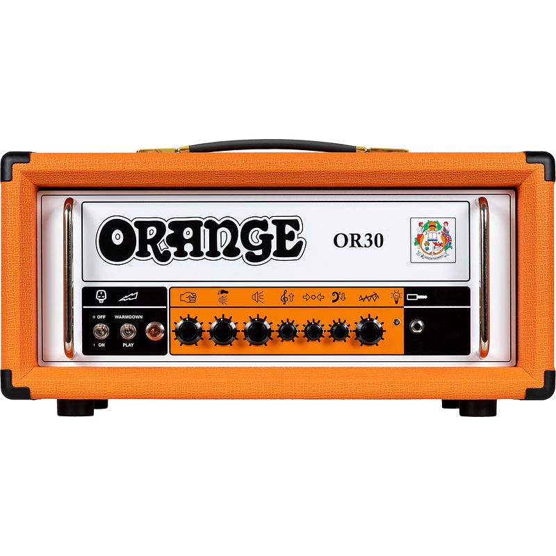 Foto van Orange or30 head 30 watt gitaarversterker top