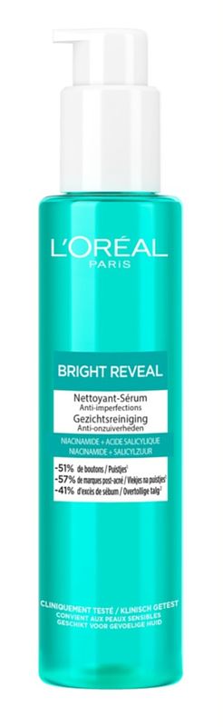 Foto van L'soréal paris bright reveal gezichtsreiniger