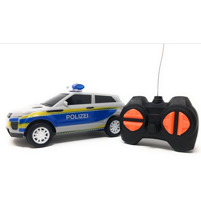 Foto van Toi-toys duitse bestuurbare politieauto 16 cm