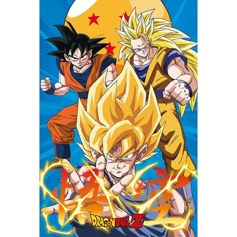 Foto van Gbeye dragon ball z 3 gokus poster 61x91,5cm