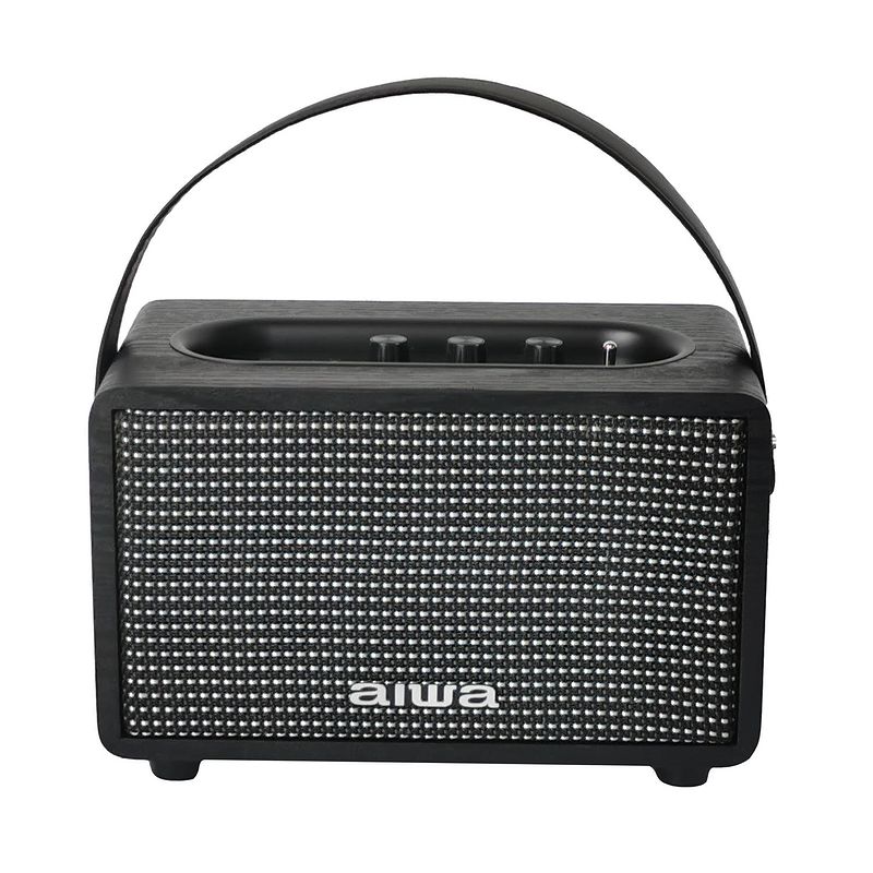 Foto van Aiwa mi-x100 retro bluetooth speaker 20 watt - zwart