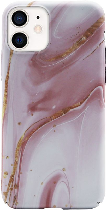 Foto van Bluebuilt pink marble hard case apple iphone 11 back cover