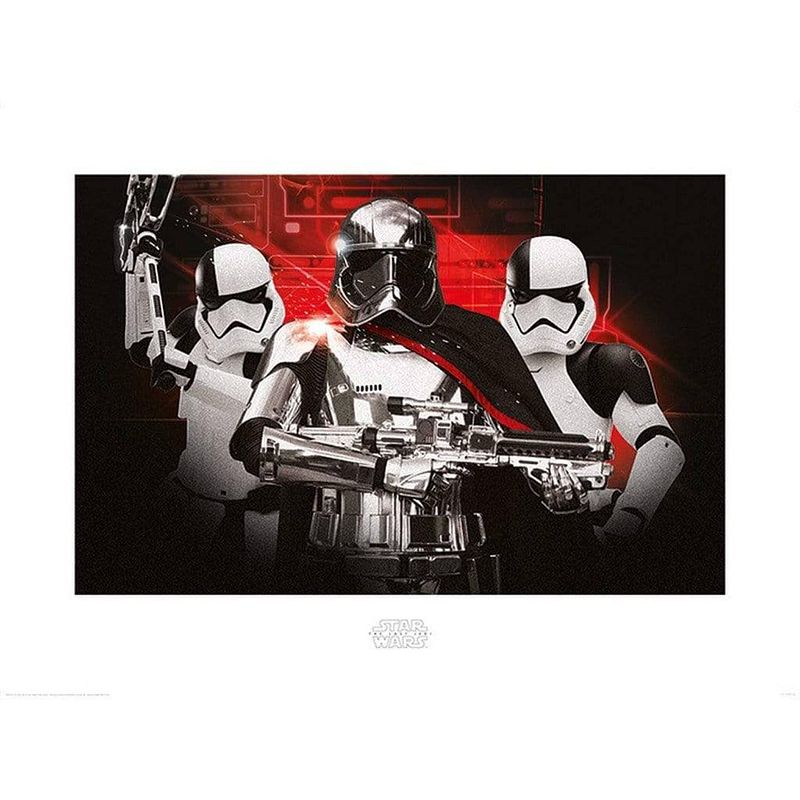 Foto van Pyramid star wars the last jedi stormtrooper team kunstdruk 80x60cm