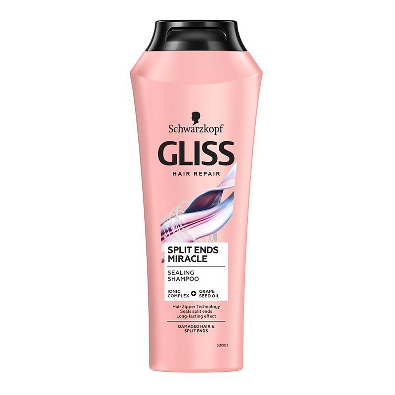 Foto van Split ends miracle sealing shampoo voor beschadigd haar met gespleten haarpunten 400ml