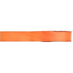 Foto van 1x hobby/decoratie oranje satijnen sierlinten 1 cm/10 mm x 25 meter - cadeaulinten