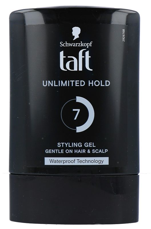 Foto van Schwarzkopf taft unlimited hold styling gel hold 7/15