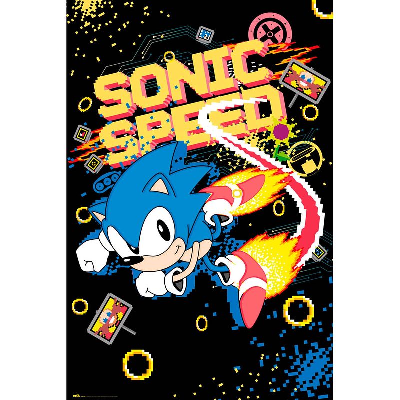 Foto van Grupo erik sonic speed poster 61x91,5cm