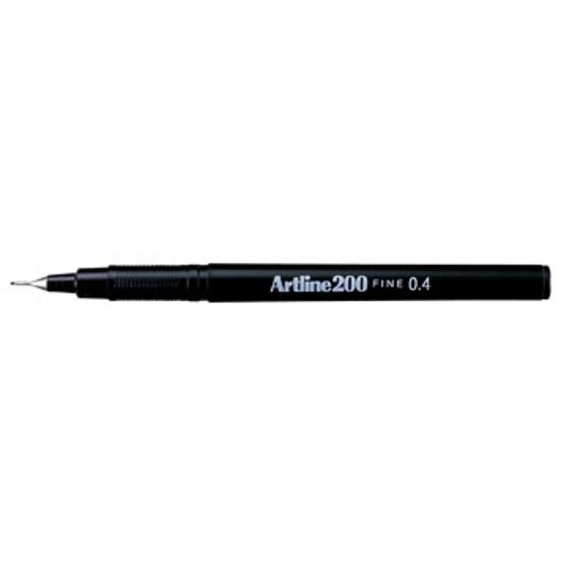 Foto van Fineliner artline 200 zwart