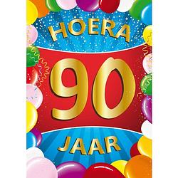 Foto van 90 jaar mega deurposter - feestposters