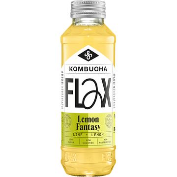 Foto van Kombucha flax lemon fantasy 330ml bij jumbo