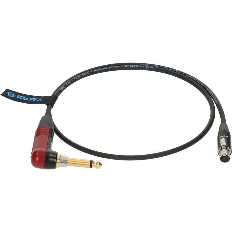 Foto van Klotz ksh-304rsp instrumentkabel voor shure bodypack zenders tqg 70 cm