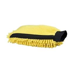 Foto van Dunlop washandschoen microvezel 28,5 x 20 cm geel