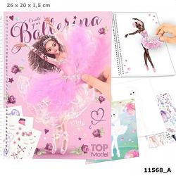 Foto van Create your topmodel kleurboek met stickers ballet