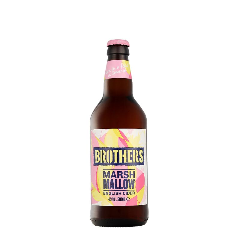 Foto van Brothers cider marshmallow 50cl