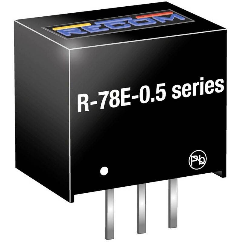 Foto van Recom r-78e12-0.5 dc/dc-converter, print 12 500 ma aantal uitgangen: 1 x