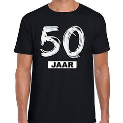 Foto van 50 jaar verjaardag cadeau t-shirt zwart voor heren 2xl - feestshirts