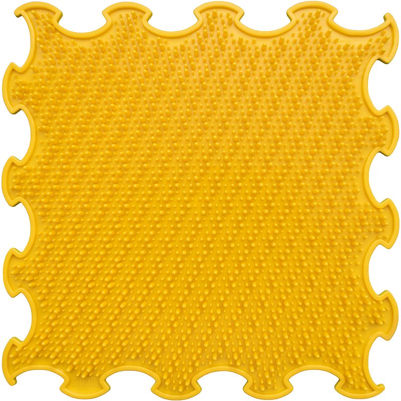 Foto van Ortoto sensory massage puzzle mat gras geel