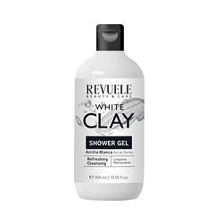 Foto van Revuele clay shower gel refreshing - white 300ml.