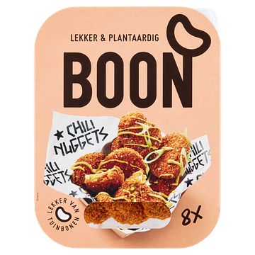 Foto van Boon chili nuggets 8 stuks 160g bij jumbo